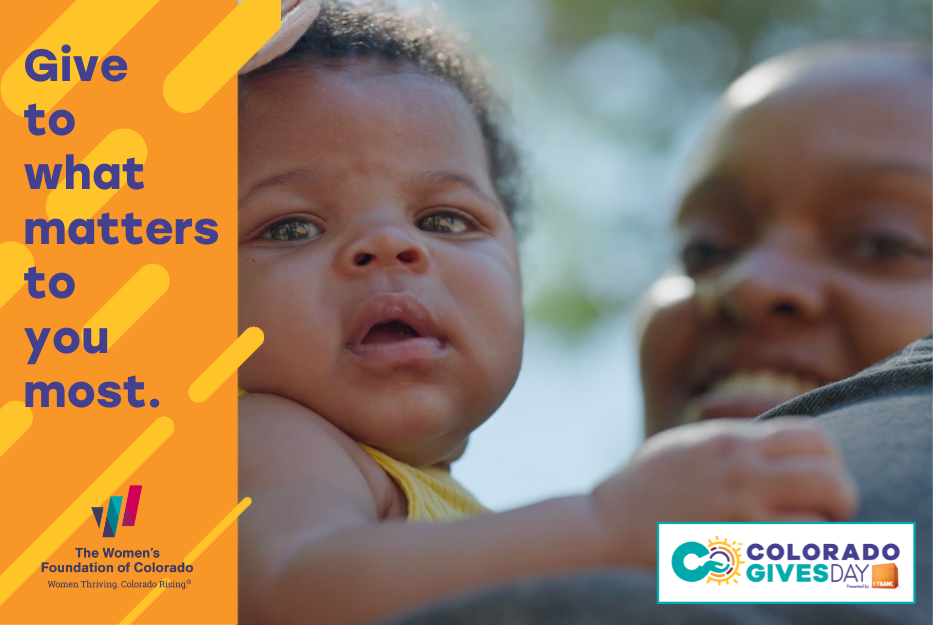 Colorado Gives Day promotional image with text "Give to what matters to you most"Retry