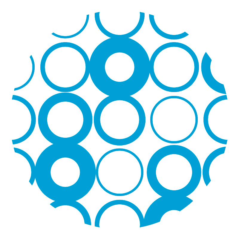 a series of circles make up the Ford Foundation logo