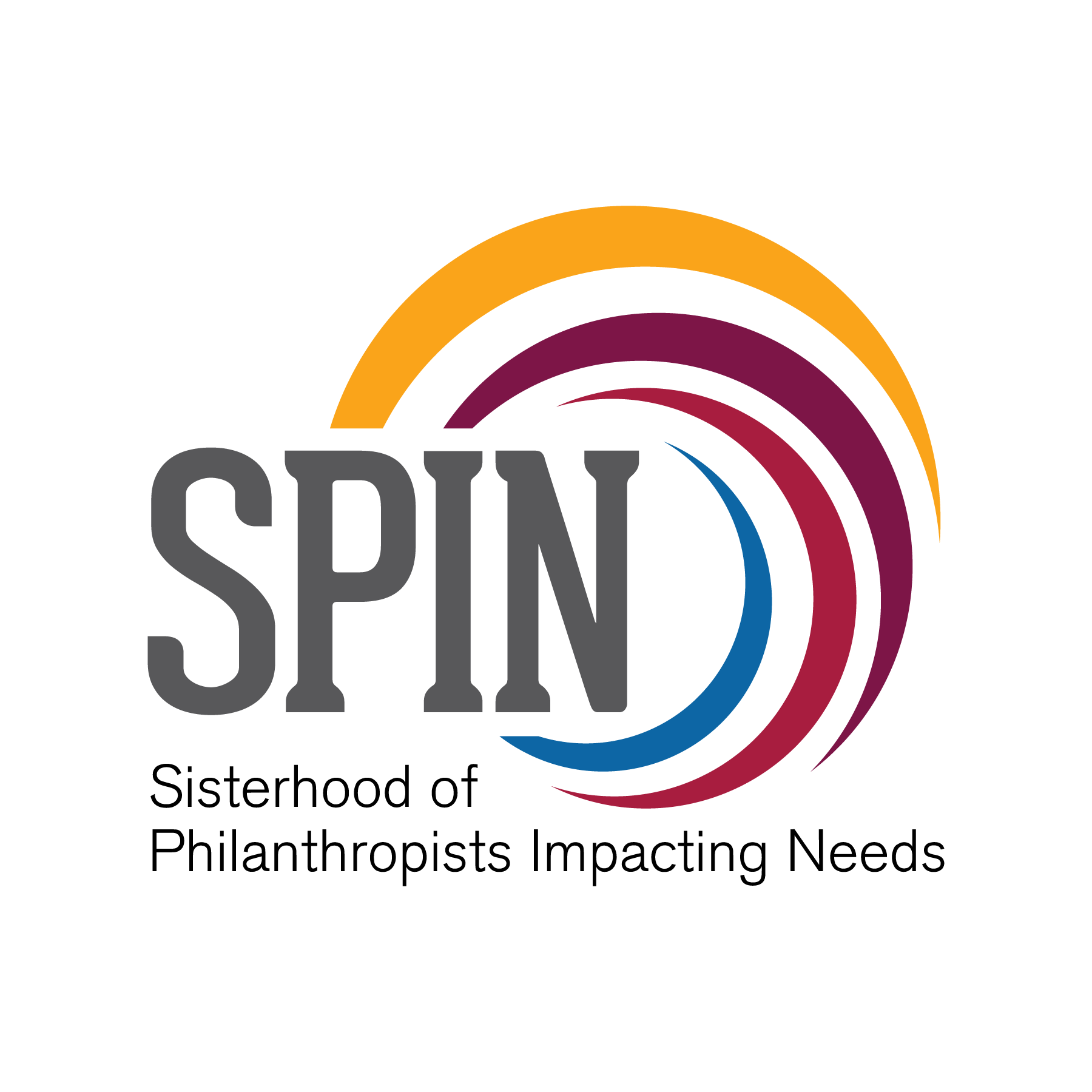 SPIN (Sisterhood of Philanthropists Impacting Needs) logo