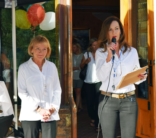 Vail Valley committee members speaking at an event