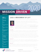Mission Driven: Winter 2020 Newsletter