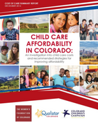 Child Care Affordability in Colorado Report