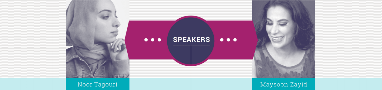 2019 Annual Luncheon special guests: Noor Tagouri and Maysoon Zayid