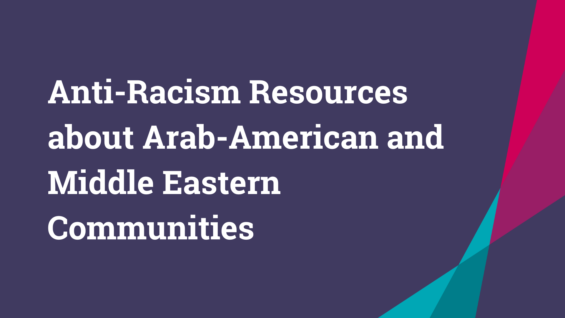 .Arab-American Middle Eastern Resources